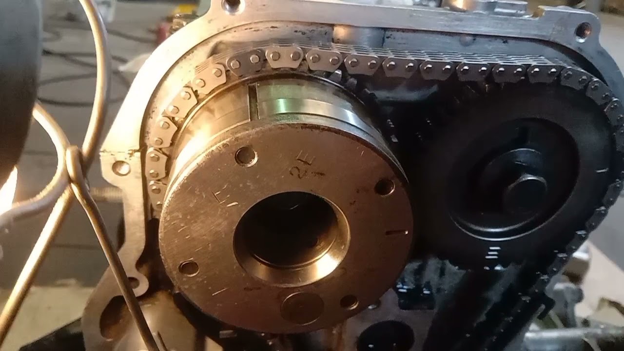 2007 NISSAN NAVARA/QR25 Engine Timing Marks