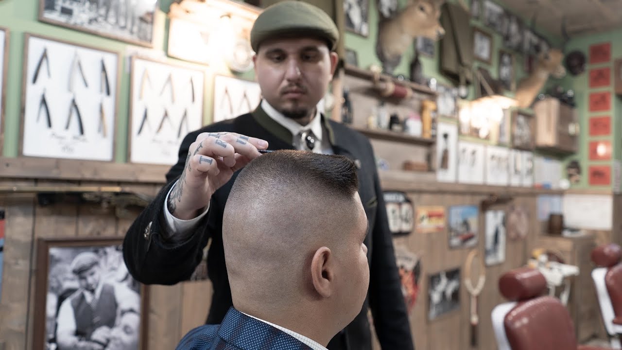 💈 ASMR BARBER - HIGH and TIGHT Skin Fade ✅
