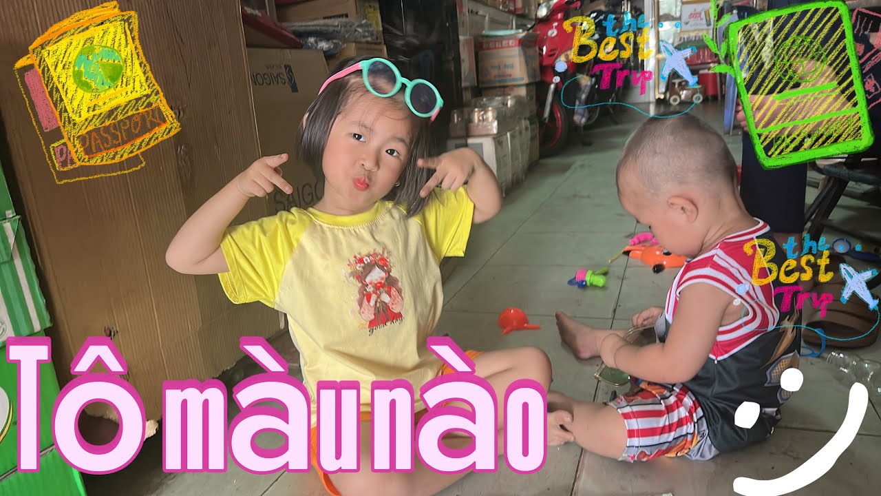 Thiên kim và Thiên khôi tô màu nè #shortvideo #shorts 