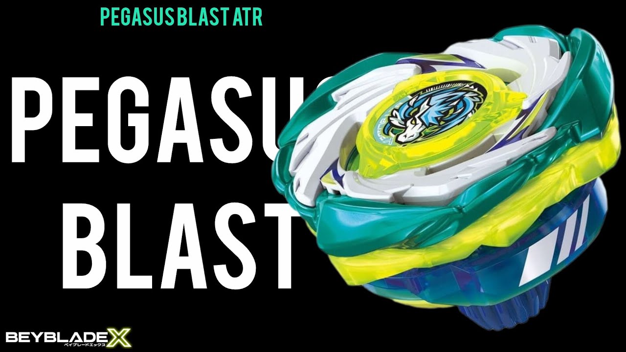 Beyblade X - abrindo e analisando o Pegasus Blast ATr (+14)