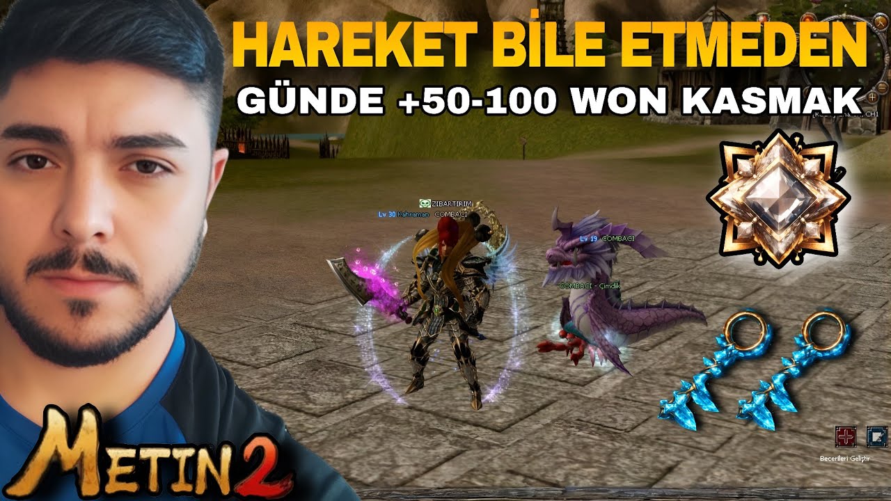 🤑HAREKET BİLE ETMEDEN DONMUŞ ANAHTAR KASMAK | Metin2 TR Ruby#415 #metin2 #emraherdem