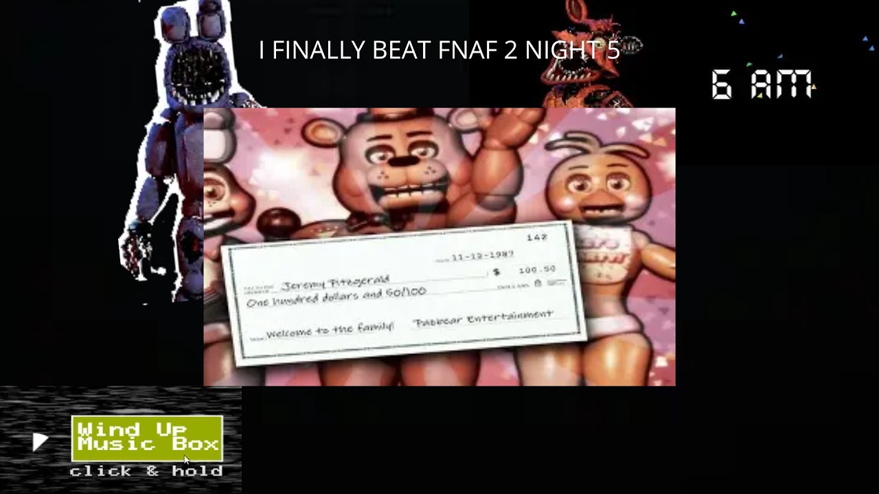 I Finally Beat Fnaf 2 (Night 5)