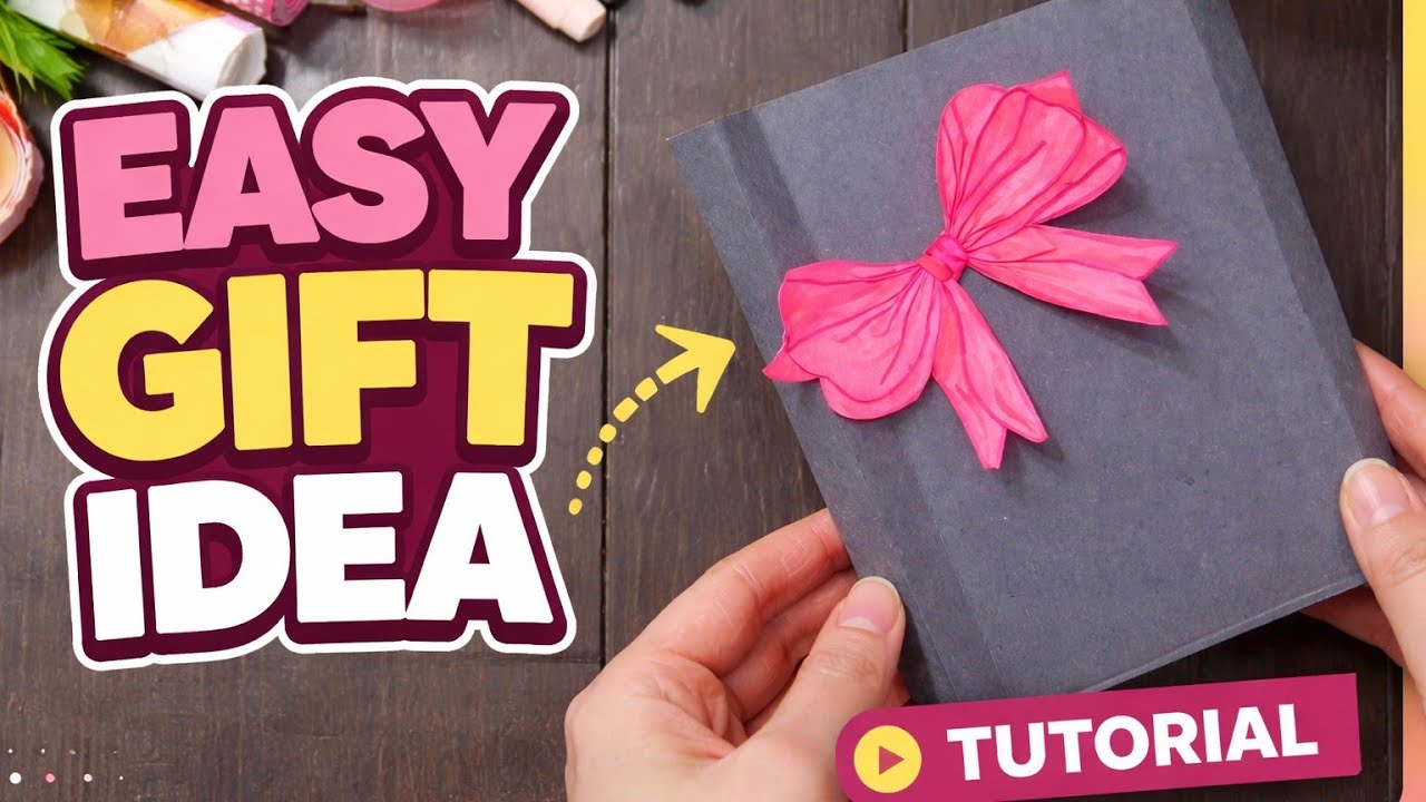 🎀Eid  Easy Gift Idea Under 10 Minutes!💝 Handmade Gift Idea You’ll Love!Ramzan craft series part 7)