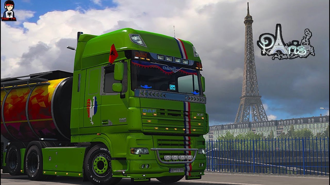 ETS2 Paris Rebuild v2.5 Map Gameplay | PC Mod