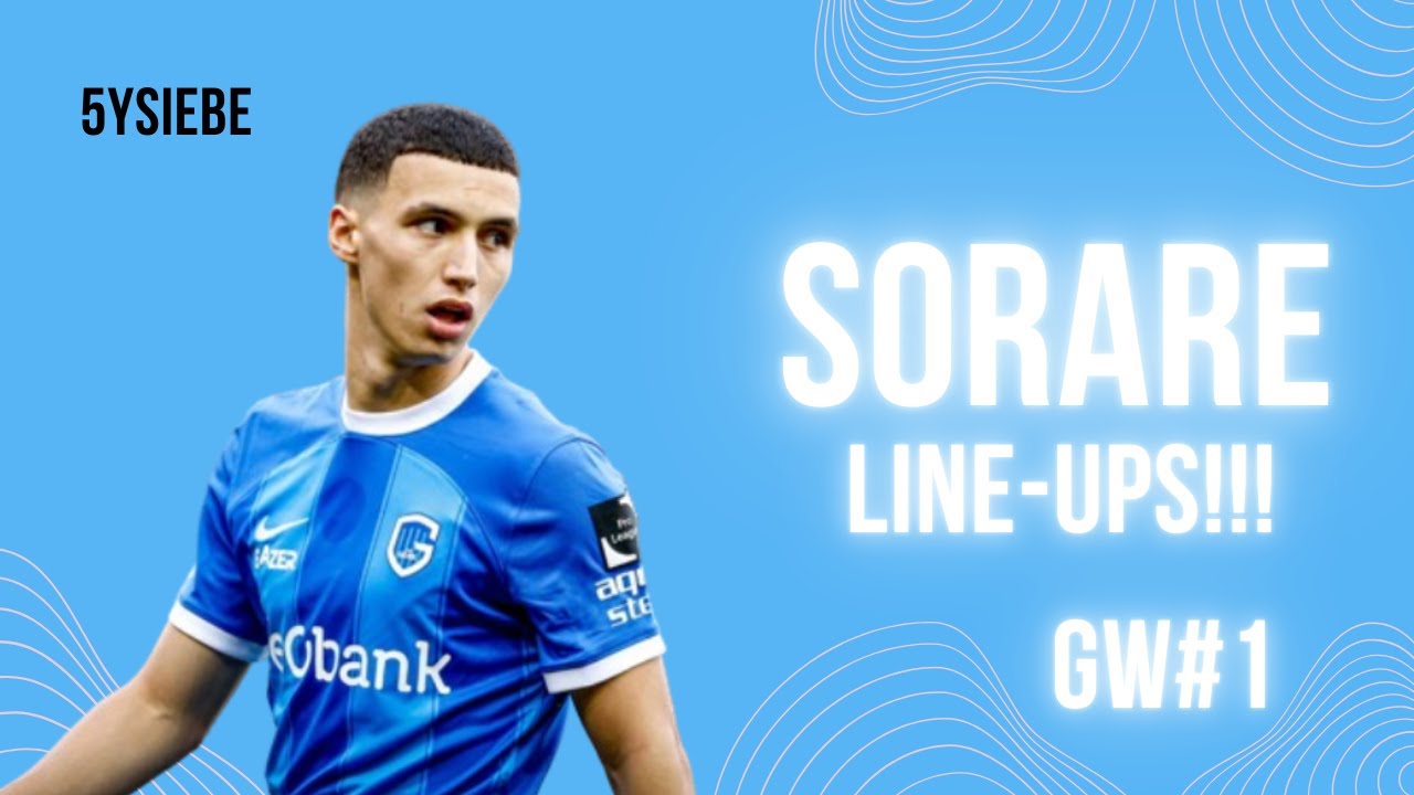 JPL SPECIAL LINE-UPS (GW#1)!!! Sorare english