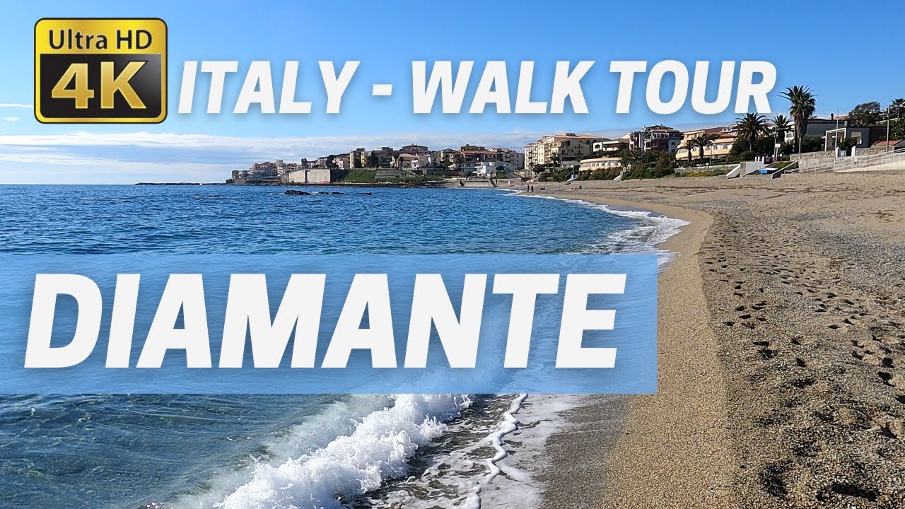 DIAMANTE [4K] ✨ Calabria ITALY  🚶 WALKING TOUR 🇮🇹 🇮🇹 🇮🇹