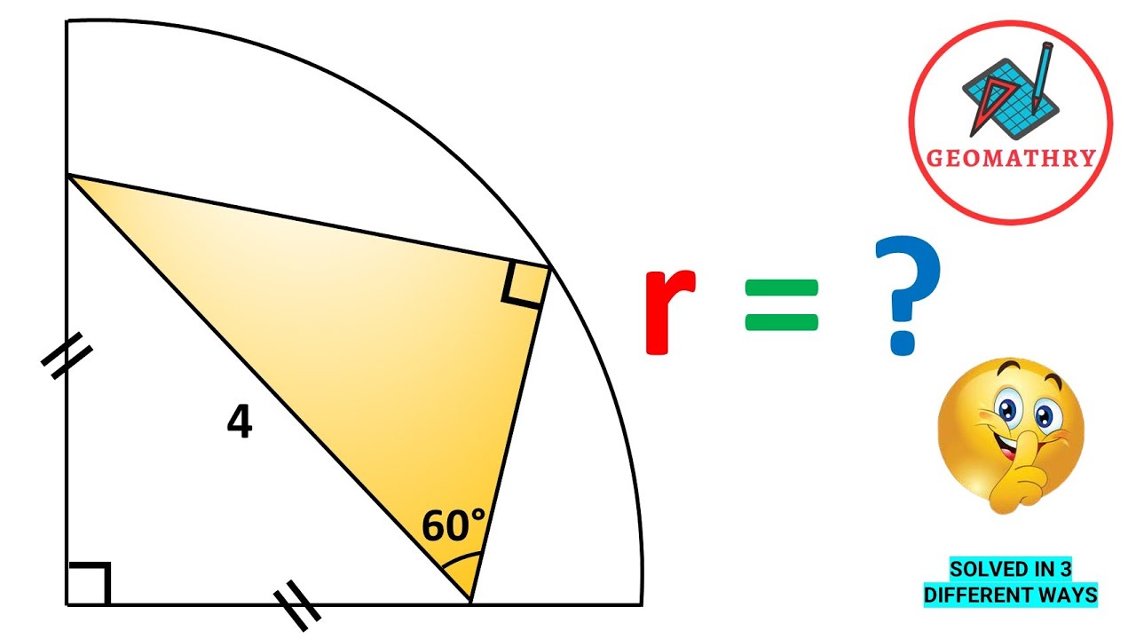 Calculating the Radius | Silent Explanation | 3 Methods