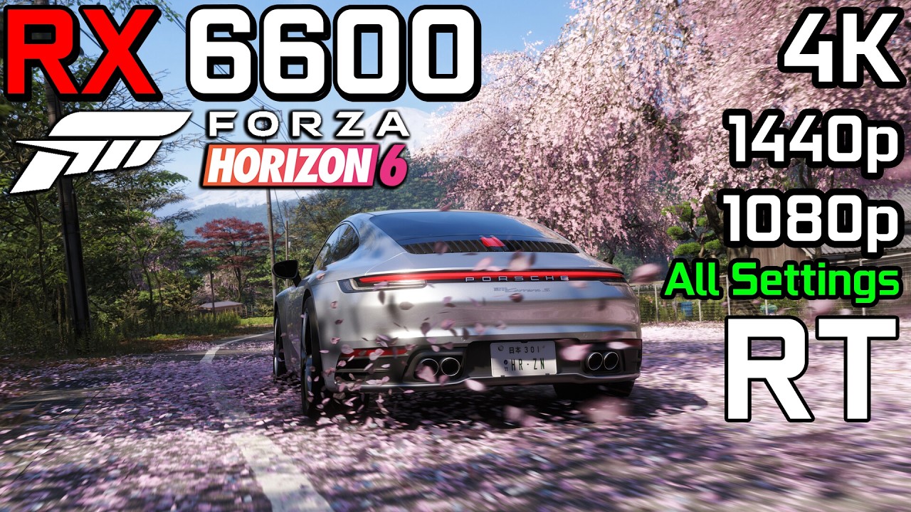 Forza Horizon 6 - RX 6600 | 4K, 1440p, 1080p - All Settings