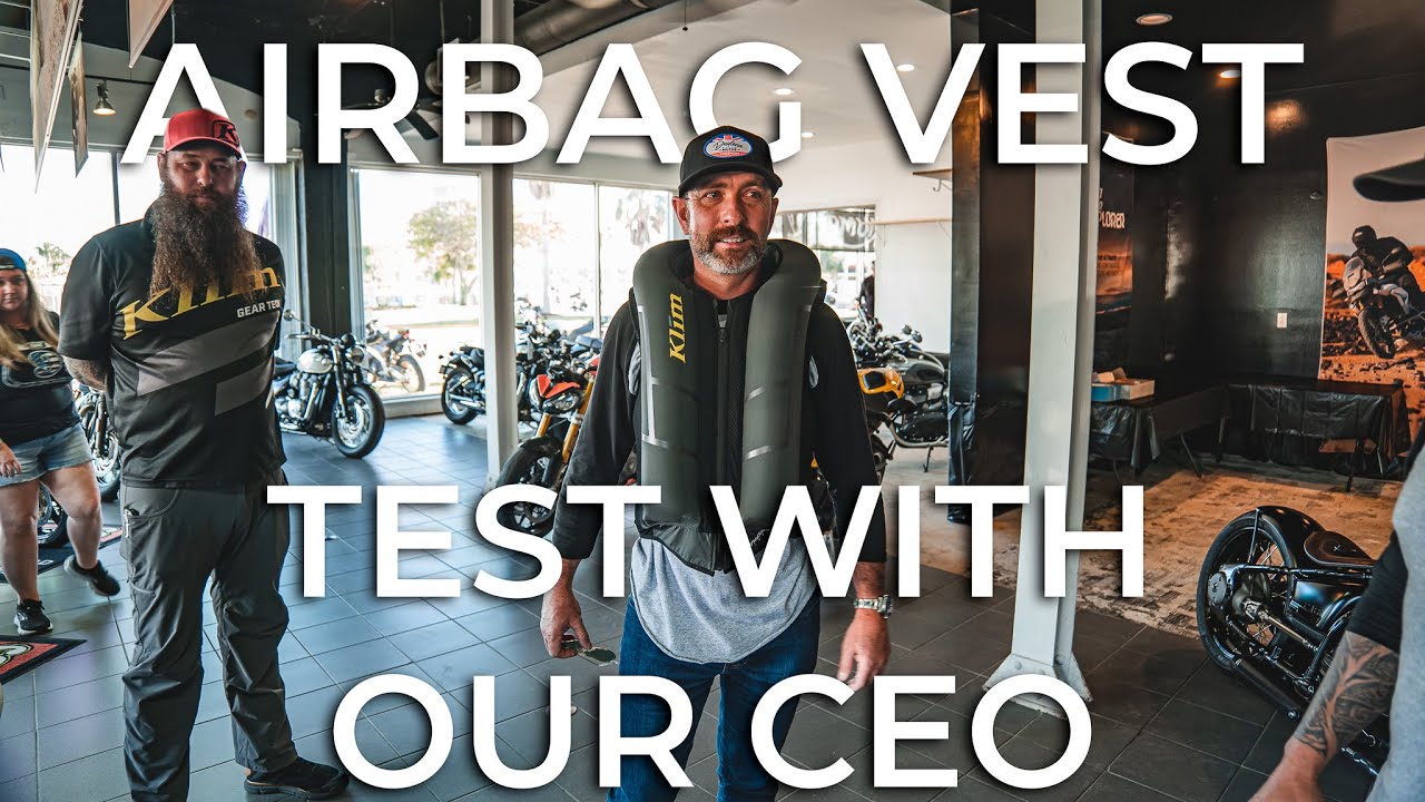 Our CEO Vance Harrison puts the KLIM airbag vest to the test: Watch the results!