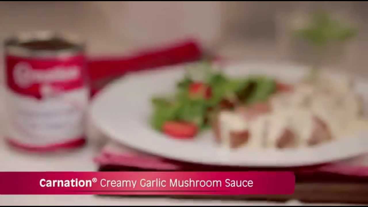 Carnation&reg; Creamy Garlic Mushroom Sauce
