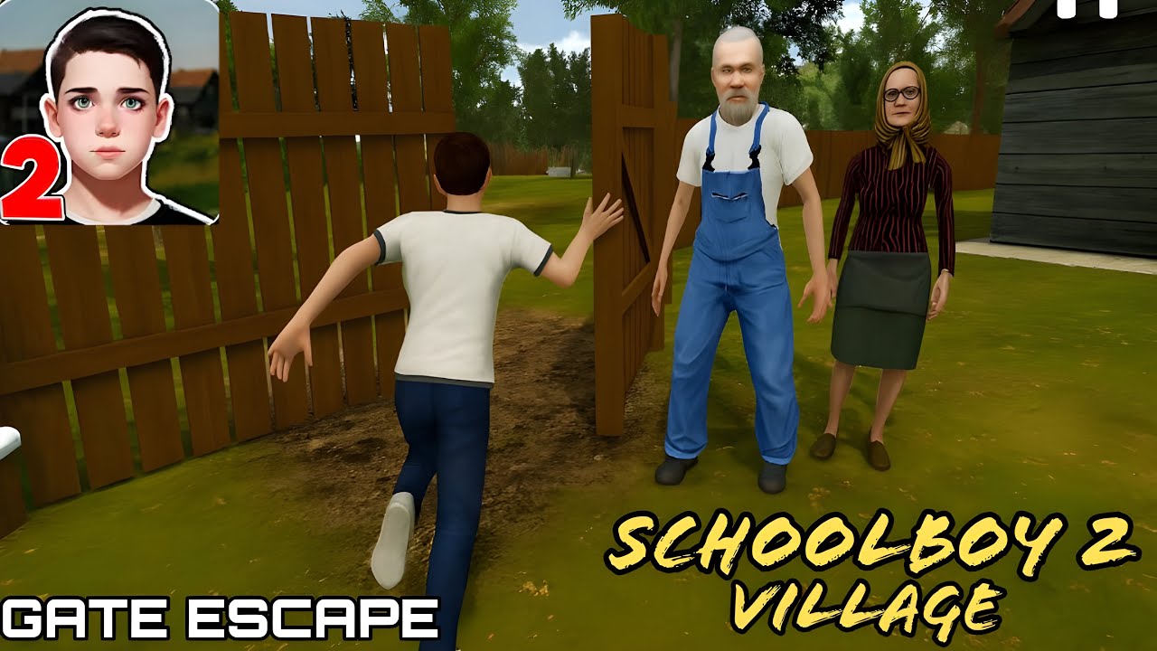 SchoolBoy 2 Village Gate Escape | Hide-and-Seek in Grandparents House | Full Walkthrough Gameplay |