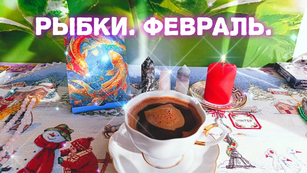 РЫБКИ В ФЕВРАЛЕ❄️ КОФЕ РАССКАЖЕТ ☕ ПРИШЛО ВРЕМЯ ОТКРЫВАТЬ СЕРДЦА ❤️ ИЗОБИЛИЕ И ПРОЦВЕТАНИЕ 💯