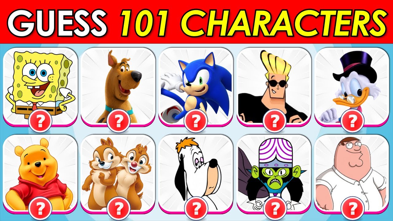 Can You Guess the Cartoon Character In 3 Seconds 🤩⏱ | 101 Characters