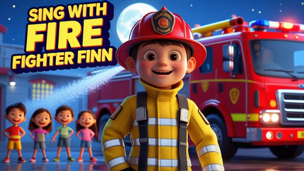Sing With Firefighter Finn! 🚒 Fun Learning Songs for Kids & Toddlers