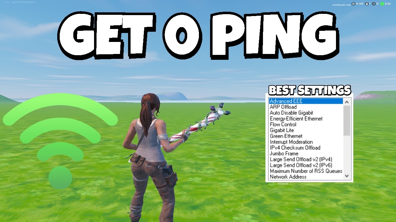 How *PROS* Get ZERO PING In Fortnite! (OPTIMIZATION GUIDE)