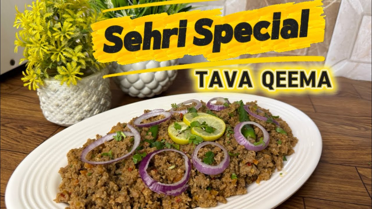 Sehri Special Tava Qeema #sehrirecipe #tavaqeema #viralqeemarecipe #kitchenkhani #qeemarecipes 