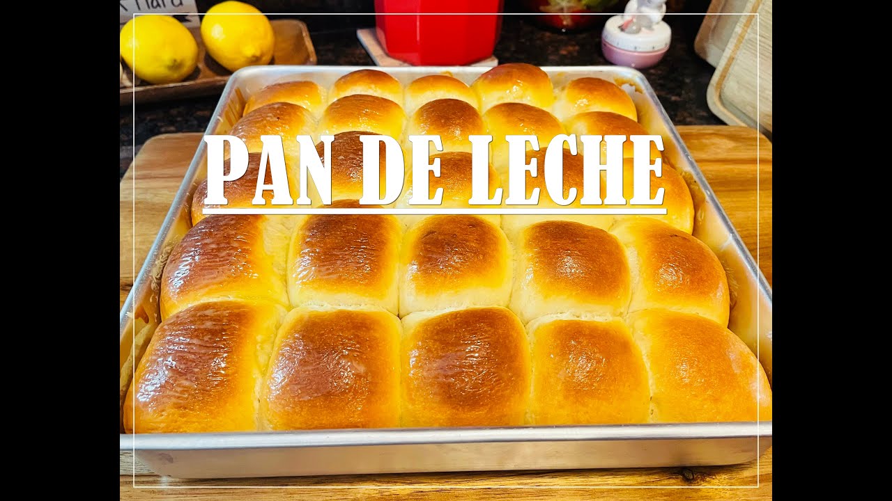 Soft and fluffy Pan de Leche  (Condensed milk bread roll  )  Pan de Leche recipe / Milk bread rolls