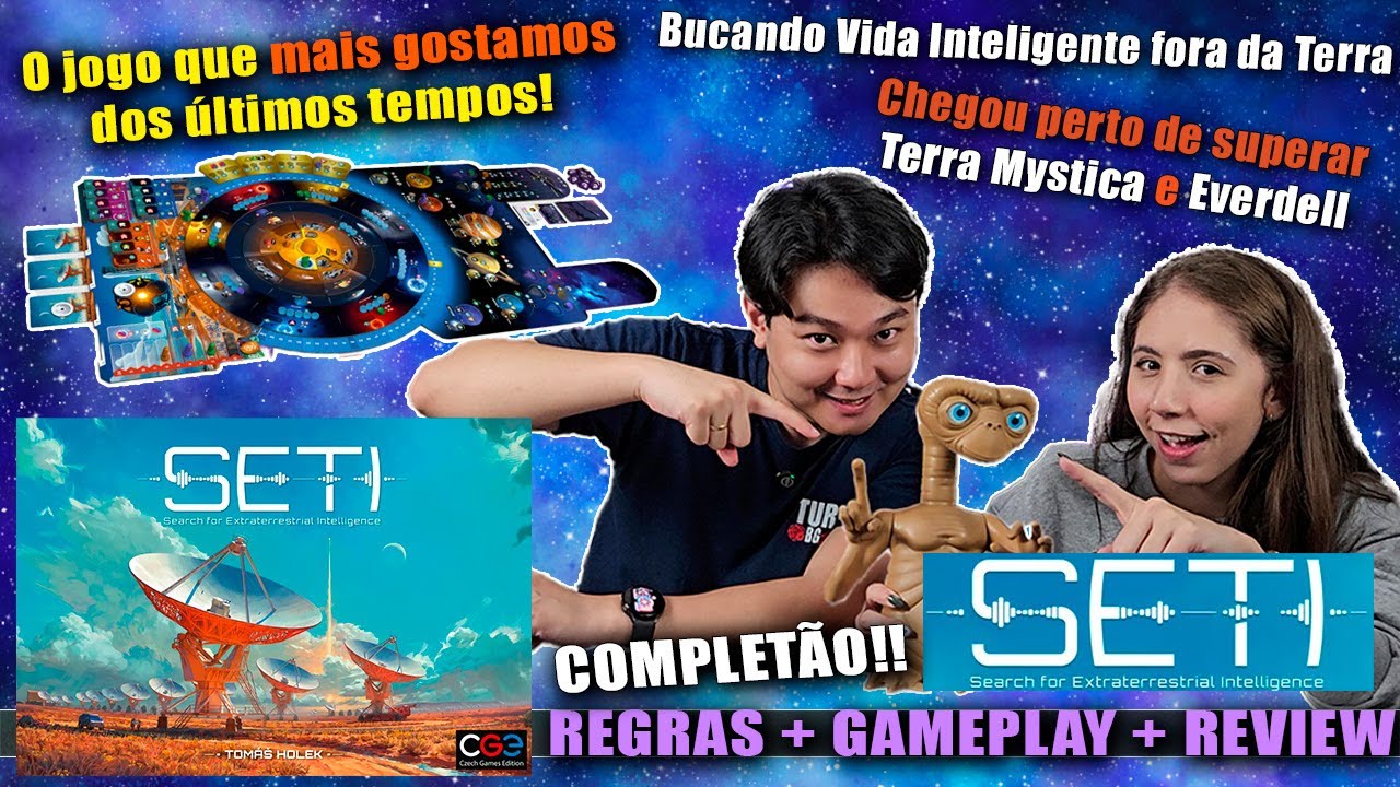 SETI - Search for Extraterrestrial Intelligence l Regras + Gameplay + Review