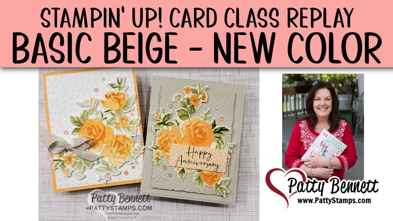 New Stampin' UP! Color: Basic Beige and How I Used It!