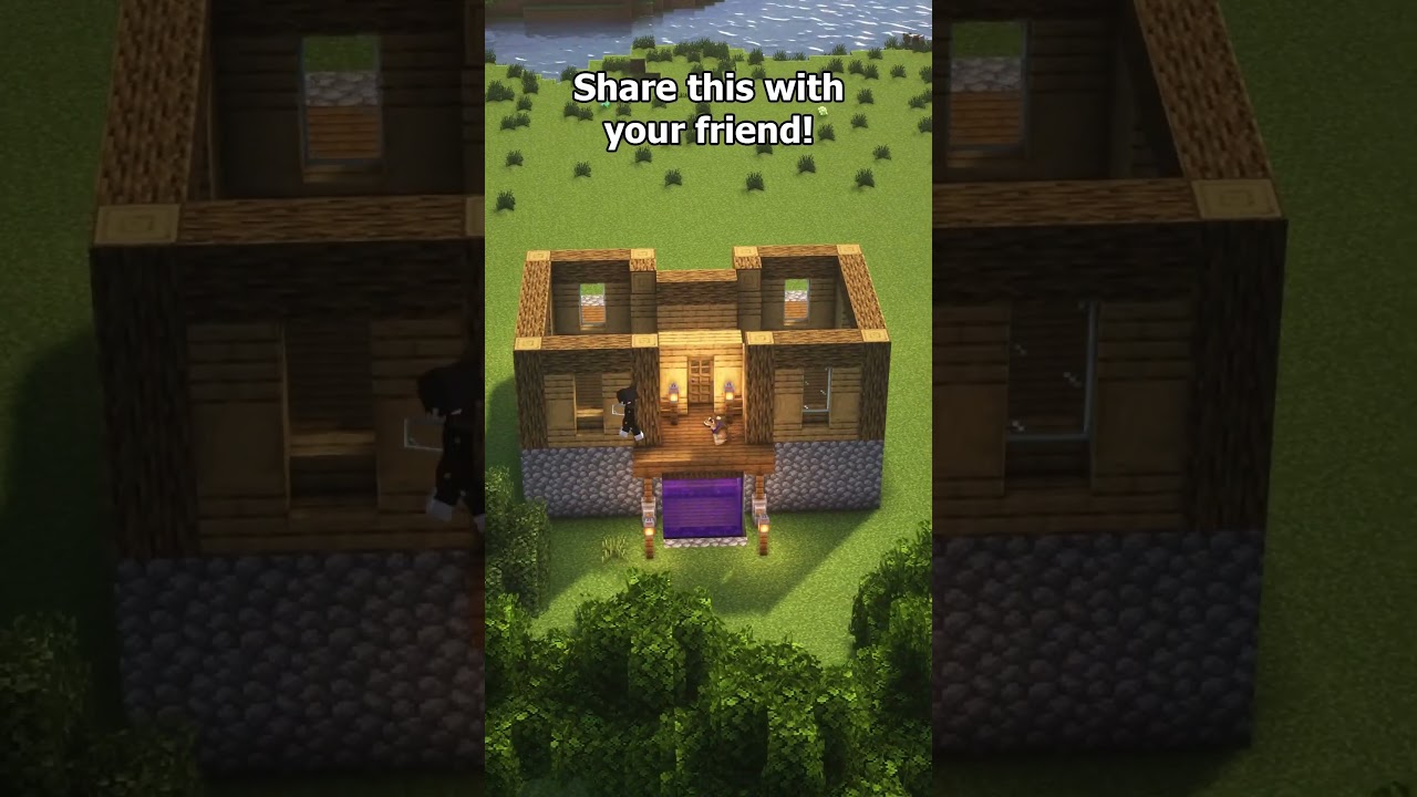 Minecraft Duo House 🏠 | Build with @hiboukyt | Inspiration @Gorillo  #minecraft