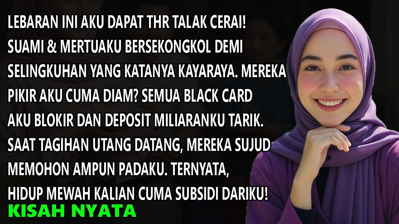 THR Lebaran Malah DiTalak Cerai Suami Demi Pelakor, ATM Ku Blokir,Kini Suami & Mertua Langsung Sujud