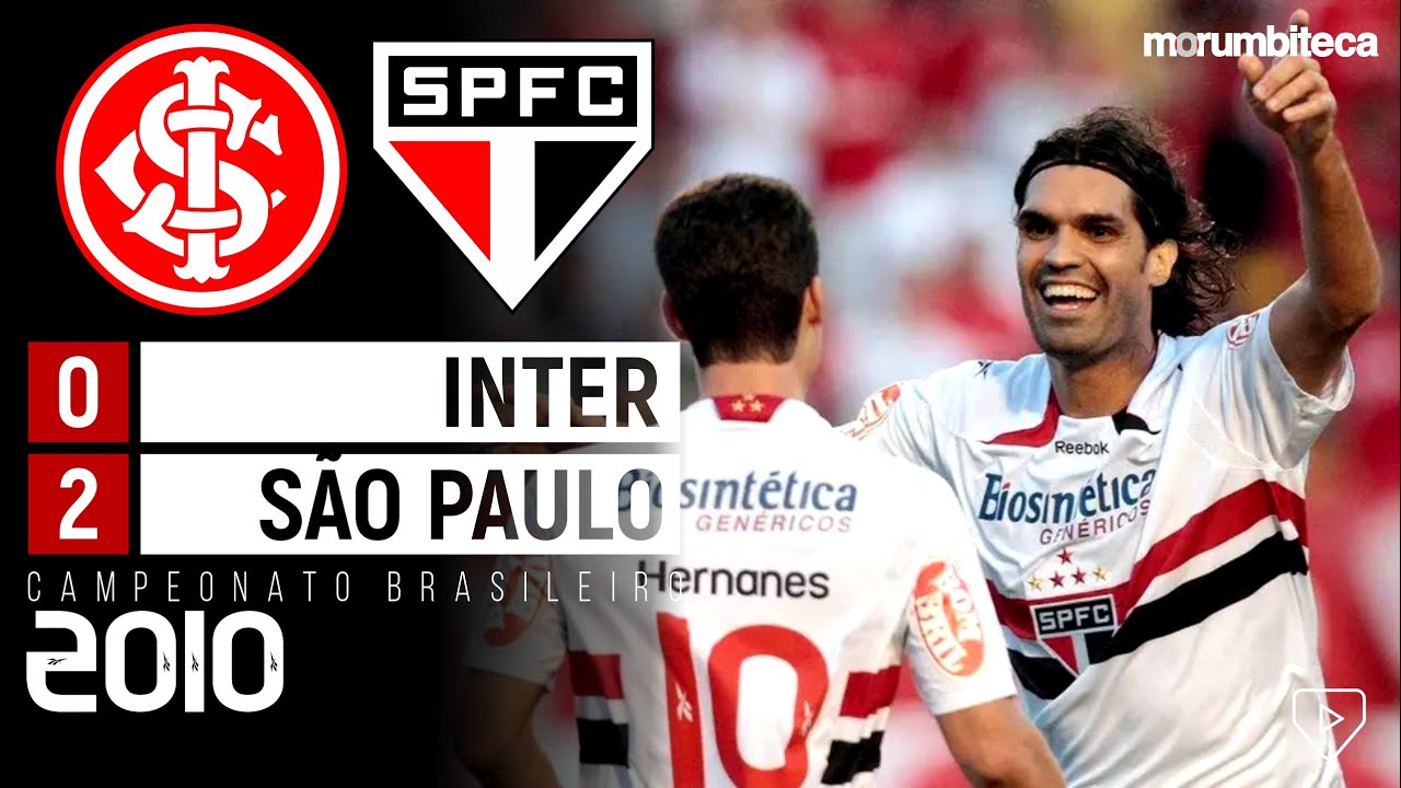 Inter 0x2 São Paulo - 2010 - O 1º GOL DE FERNANDÃO NO TRICOLOR, NA LEI DO EX NO BEIRA RIO!