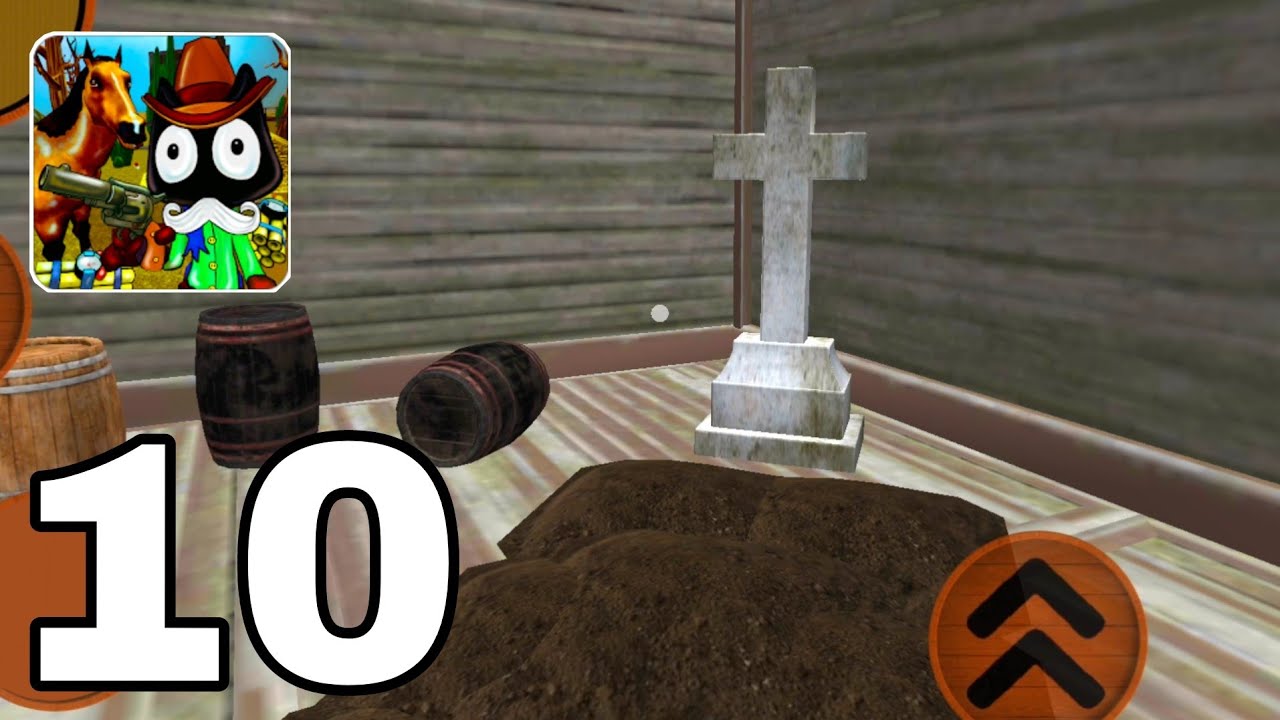 Cat Cowboy Cartoon Neighbor Escape Gameplay Level 10