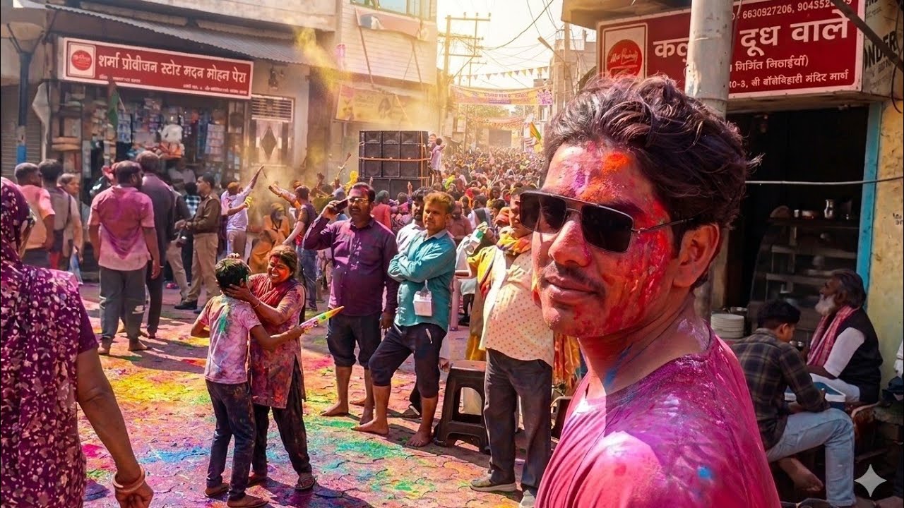 Vrindavan holi and Kunj gali 