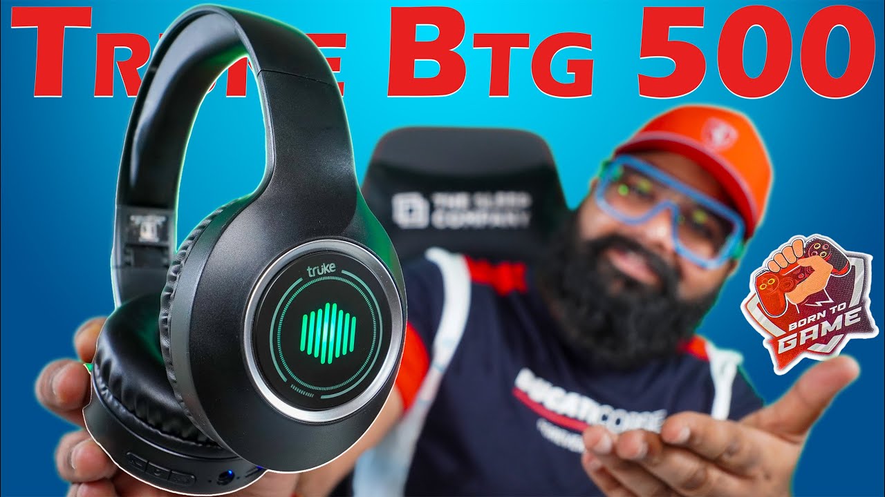 Truke BTG 500 wireless headphones | Best Budget Gaming Headphones? | Latency Test Sound Quality Demo
