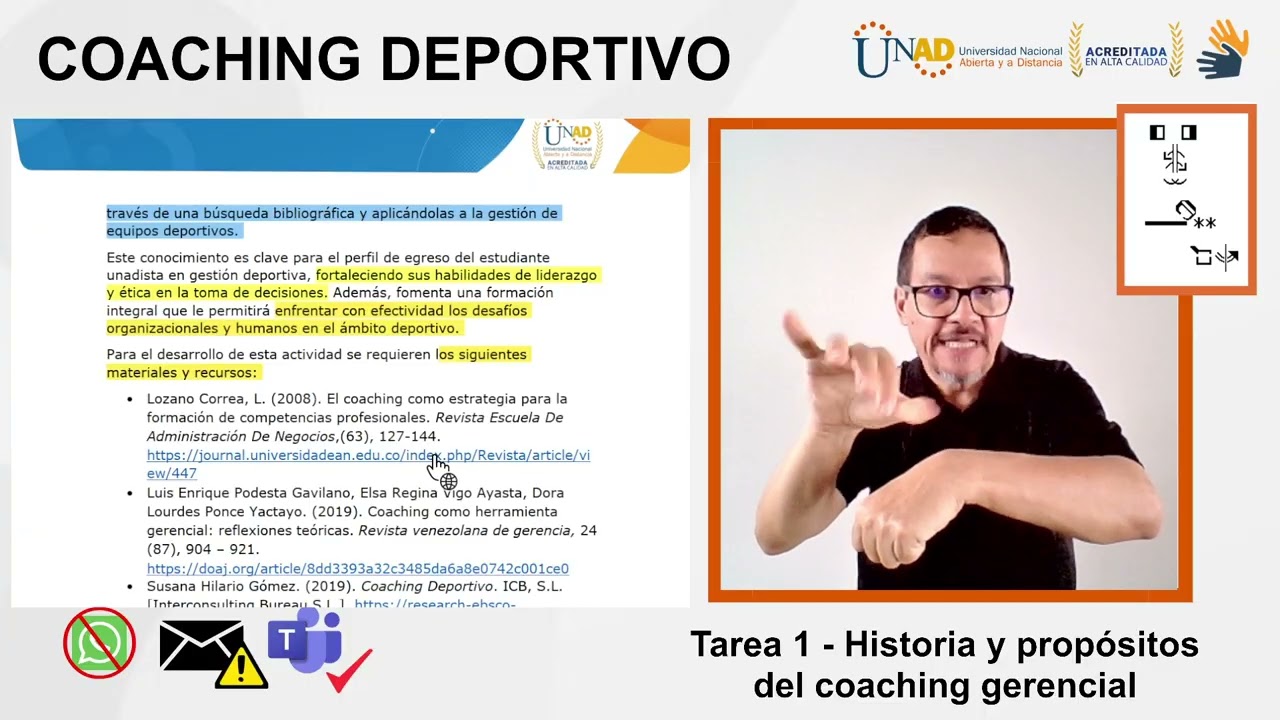 Guía de aprendizaje– Tarea 1 Historia y propósitos del coaching gerencial. (LSC)