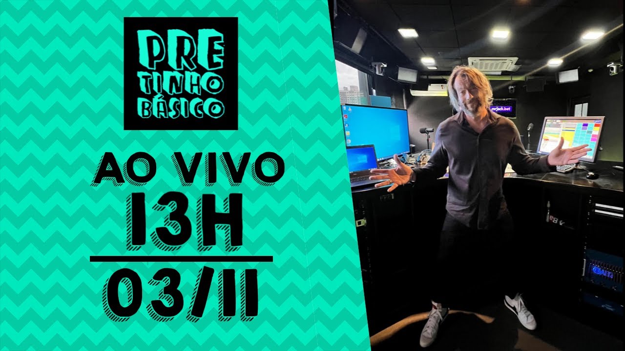 PRETINHO BÁSICO 13H AO VIVO| Rede Atlântida | 03/11