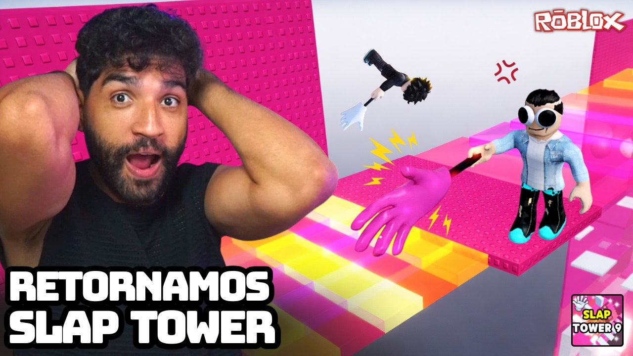 ZEREI O SLAP TOWER 9 COM TODAS AS LUVAS  -  MELHOR PARKUOR DO ROBLOX
