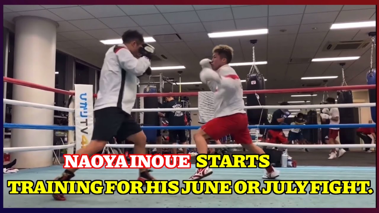 Naoya Inoue starts his training for his May or June return.