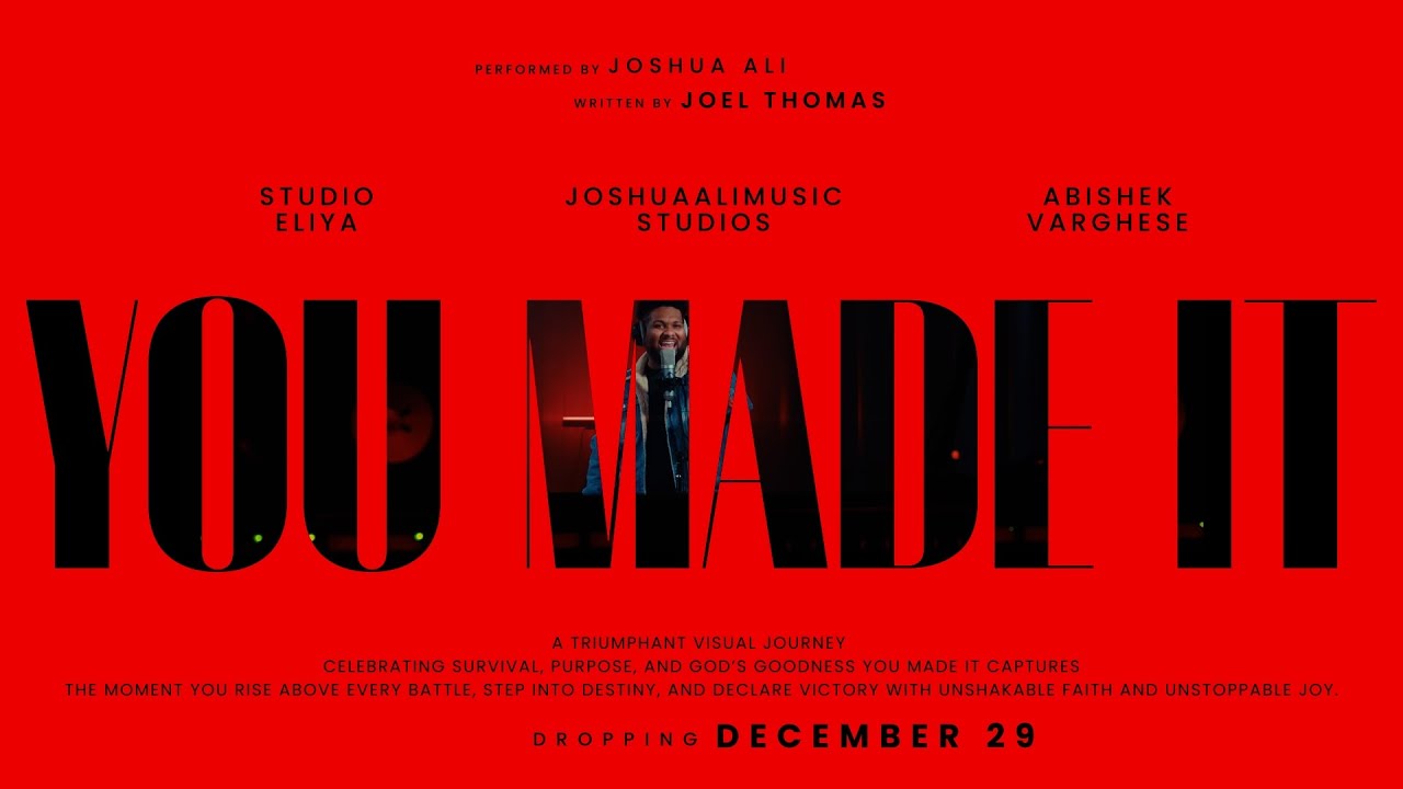 Joshua Ali – You Made It (Official Music Video)