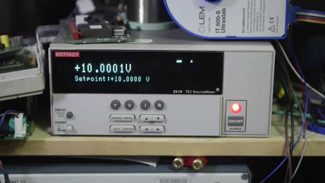 Secret menu in Keithley 2510 TEC SMU