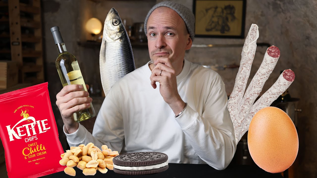 Extreme FOOD and WINE Matching - Master of Wine pairs Snacks and Wine!