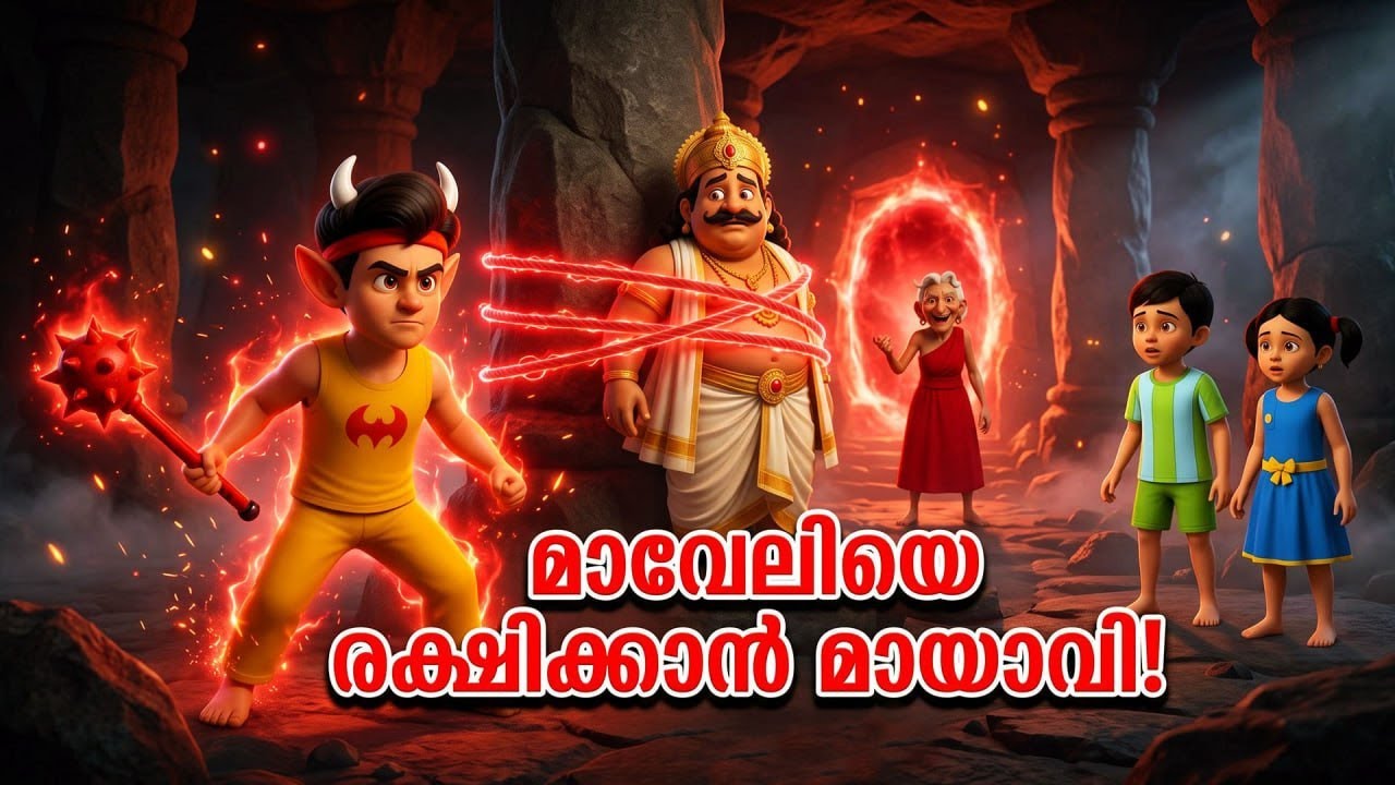 Maveli is Back! 👑🌼 Mayavi&rsquo;s Magical Rescue Mission | Happy Onam Special | Malayalam Animation