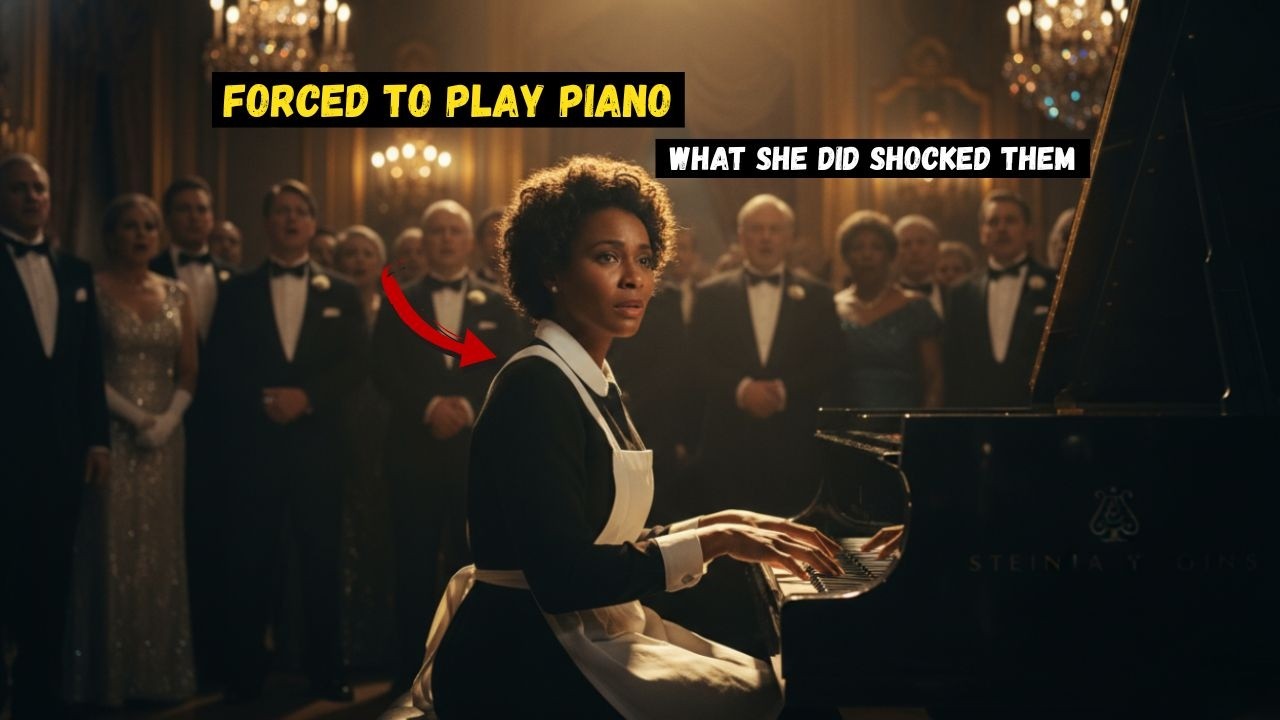 A Cruel Millionaire Forced Her Maid To Play Piano At A Gala To Humiliate Her