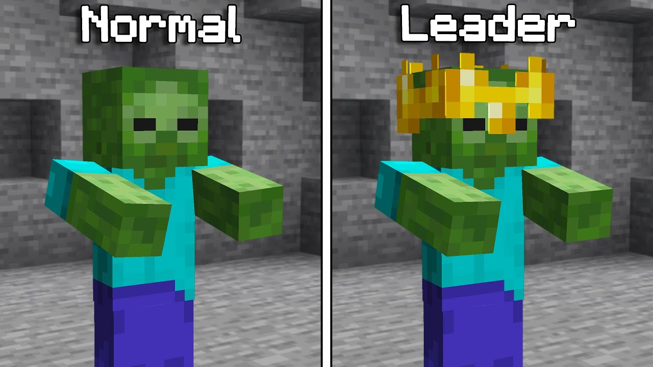 Mojang Secretly Changed Leader Zombie In Minecraft (Hindi)