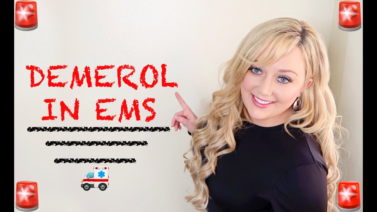EMT/Paramedic Medication Notecards || Demerol