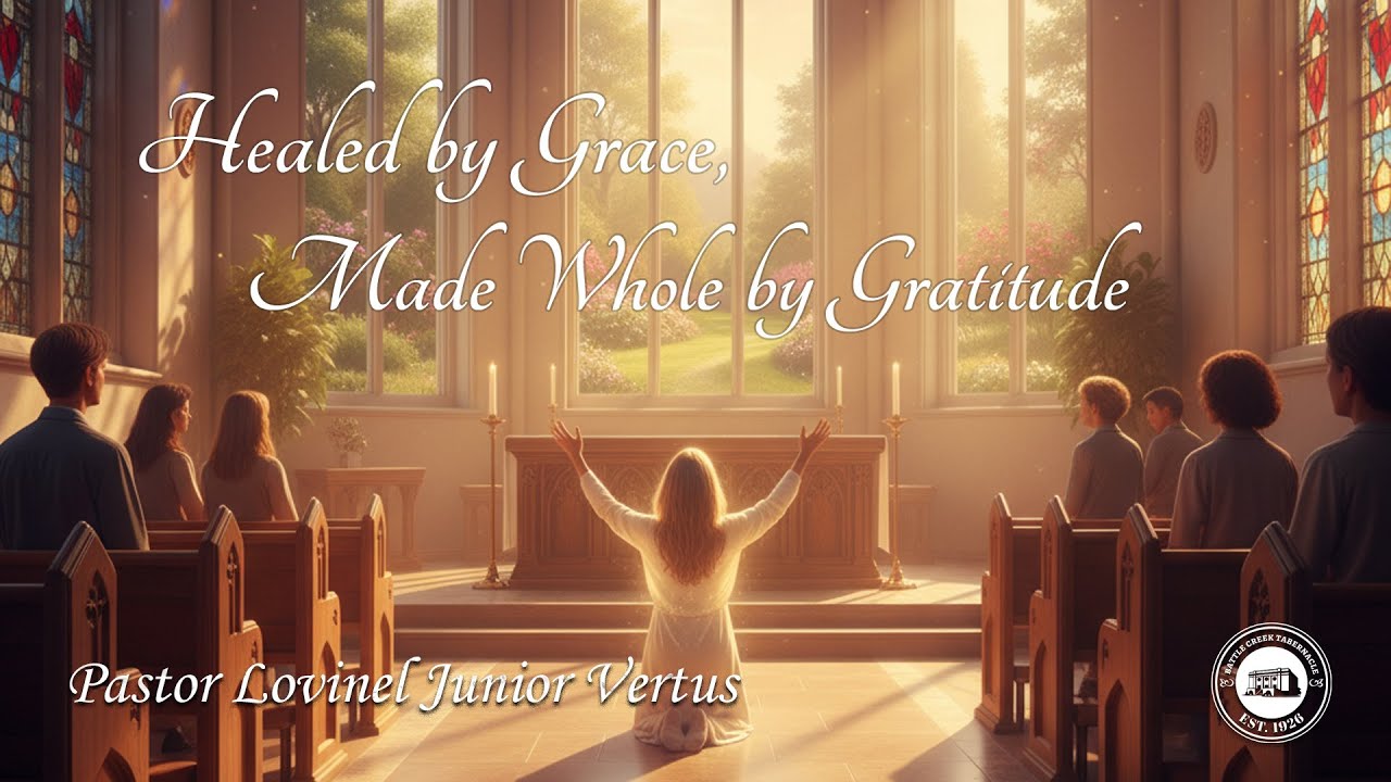 Healed by Grace, Made Whole by Gratitude | Pastor Lovinel Junior Vertus