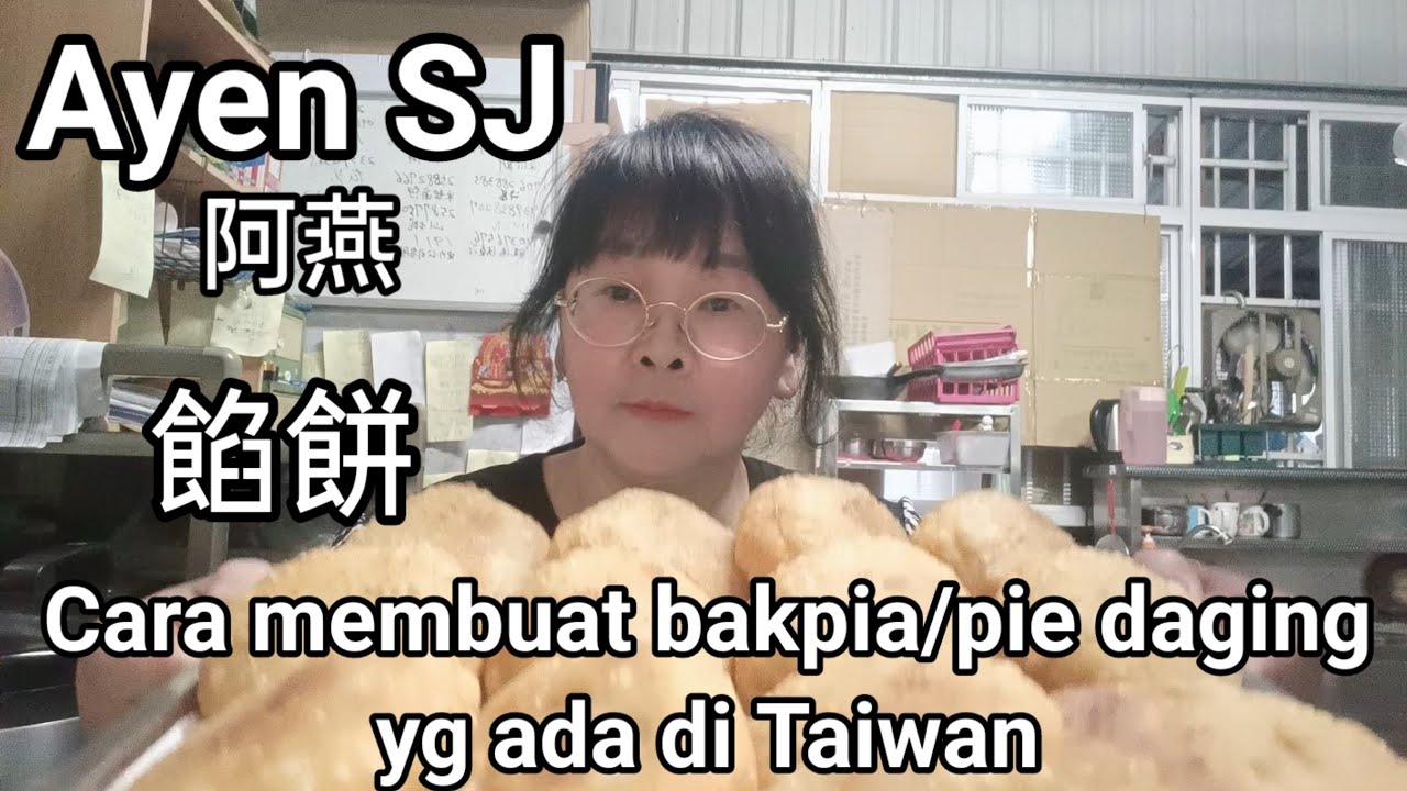 Cara membuat bakpia/pie daging yg ada di Taiwan