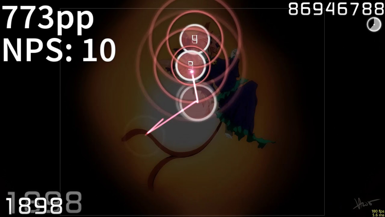 Halozy - Kikoku Doukoku Jigokuraku [Notch Hell] (Hollow Wings) but sliders converted into streams