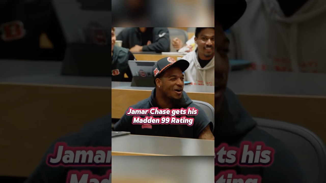 Jamar Chase makes the Madden 99 Club! #jamarrchase #madden