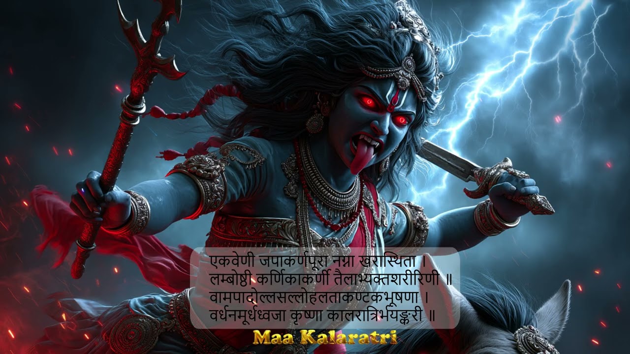 Day 7 &ndash; Maa Kalaratri कालरात्रि