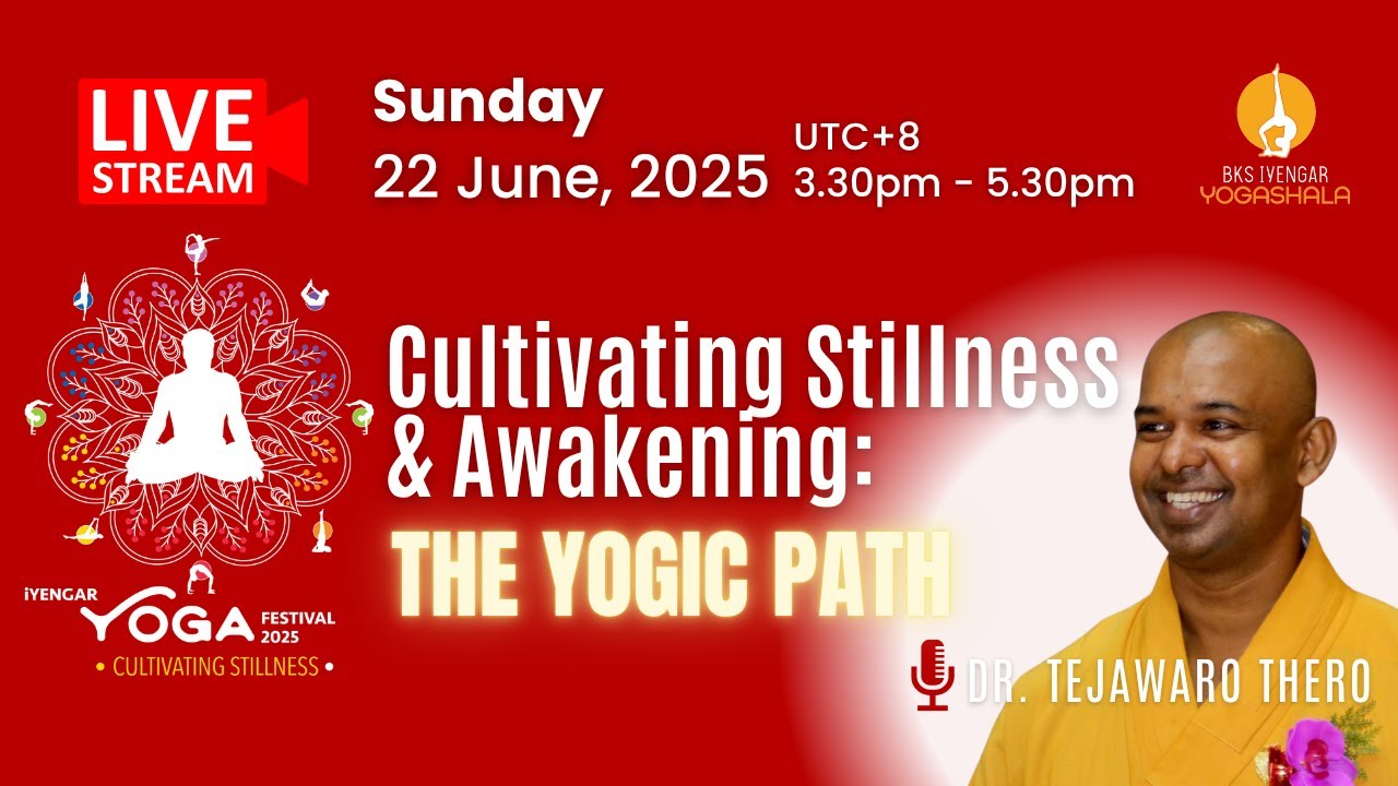 Day 3 IYF 2025 Cultivating Stillness & Awakening: The Yogic Path -Master Tejawaro