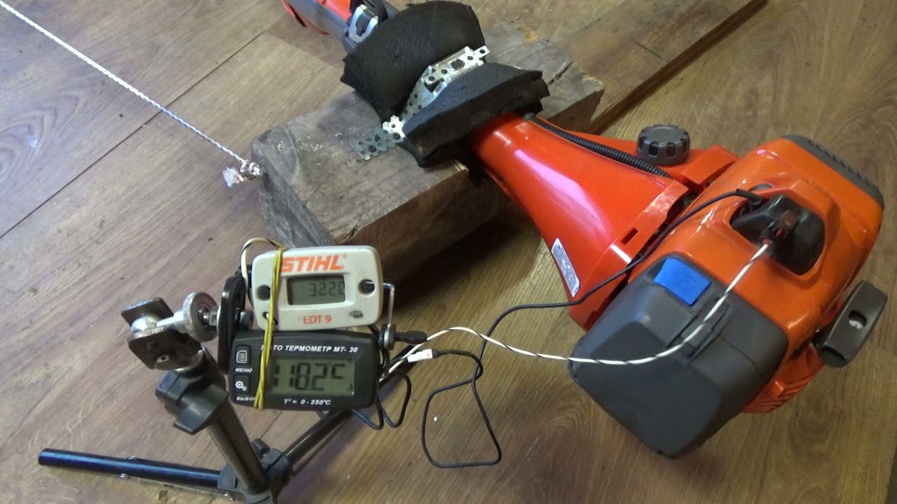 HUSQVARNA 545 Температура с нагрузкой