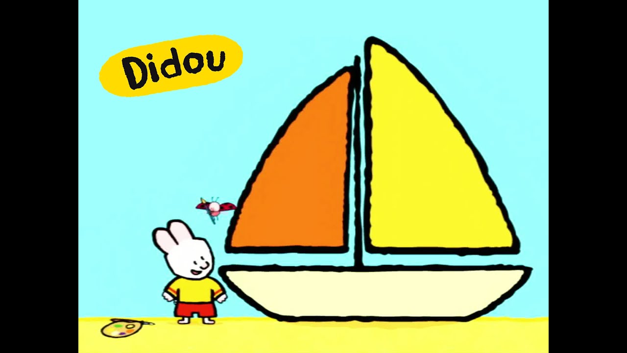 Louie, dibújame - Louie, dibújame un bote | Dibujos animados para niños en Español castellano !