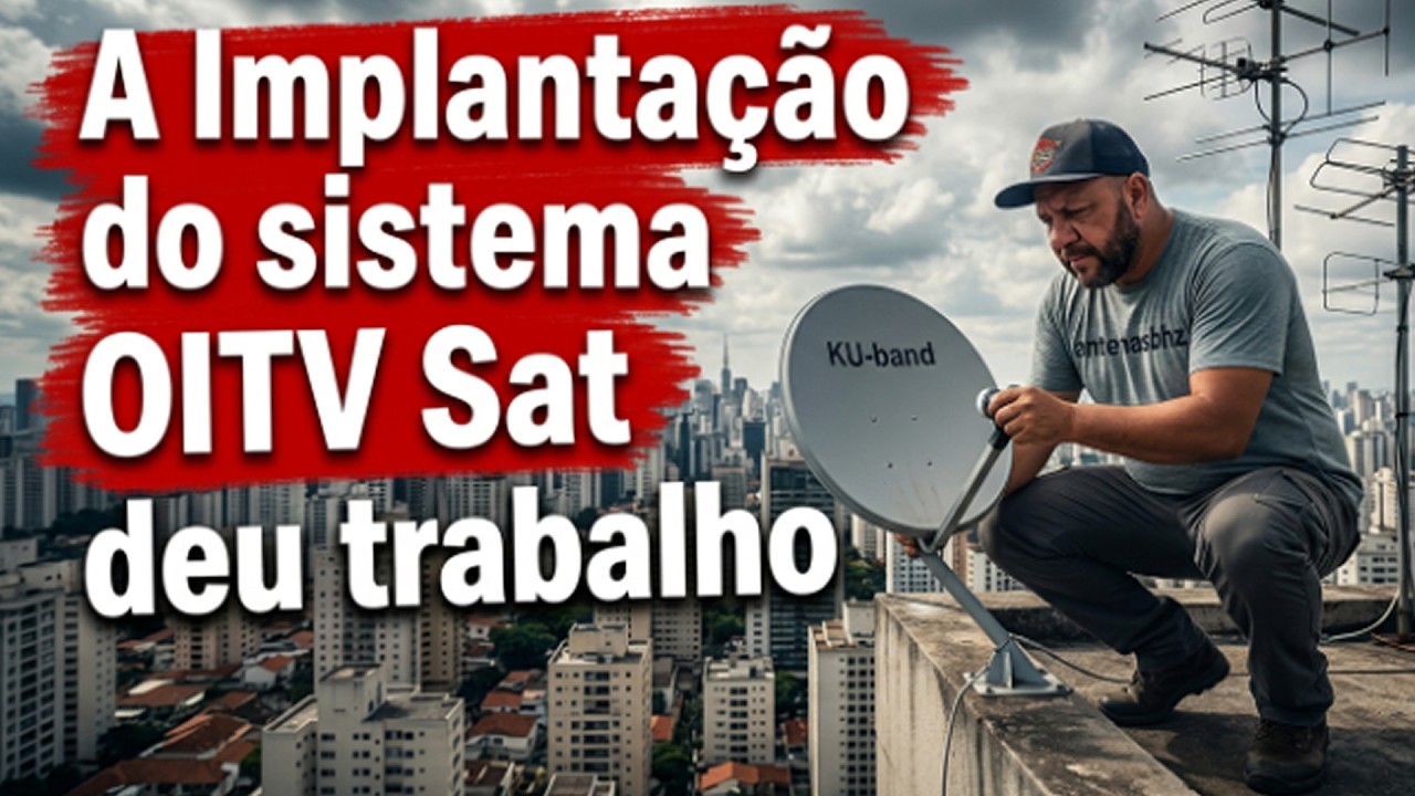 Deu trabalho implantar o sistema OITV sat