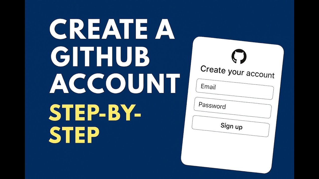 How to Create a GitHub Account (Step-by-Step Guide)